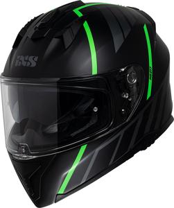 Шлем IXS ixs217 2.0, Black Matt/Green