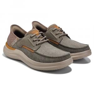 Slip-Ins niko bungee lace moc toe slip on Skechers, коричневый