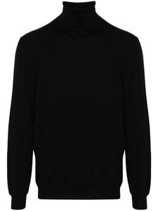 Zanone свитер тонкой вязки, черный