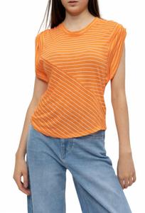 Футболка Kottyni в цвете экрю с оранжевым Isabel Marant