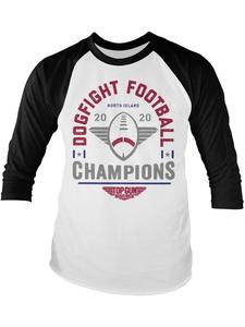 TOP GUN Белый лонгслив с длинными рукавами