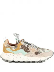 Кроссовки Yamano 3 с принтом Flower, бежевый