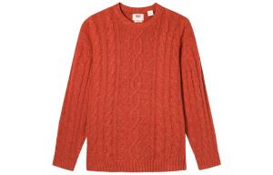 Свитер мужской кирпично-красный Levis, бордовый красный