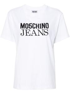 MOSCHINO JEANS футболка с логотипом, белый