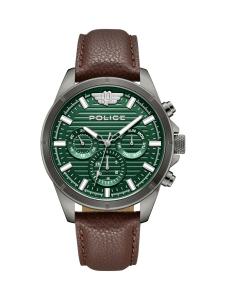 POLICE Часы 'Malawi' в темно-коричневом цвете
