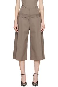 Брюки-Кюлоты Jett Knwls, серо-коричневый