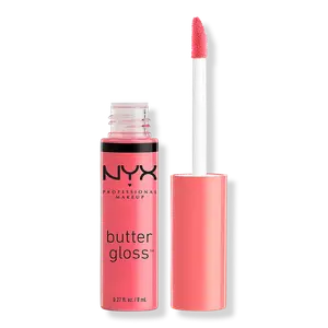 Нелипкий блеск для губ Butter Gloss NYX Professional Makeup, Peaches And Cream (pink coral)