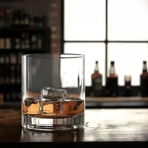 Набор из 6 стаканов для виски DOF New York Bar - хрустальные стаканы для виски, бурбона и коктейлей - стильные и прочные, можно мыть в посудомоечной машине Markenlos