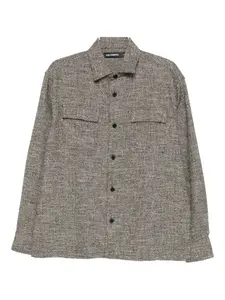 Рубашка с длинными рукавами KARL LAGERFELD, черный