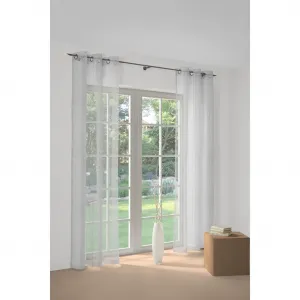 Штора Anja с люверсами, 1 шт., тюль Wirth, Offwhite