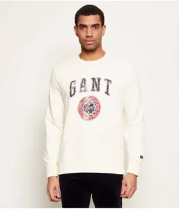 Толстовка regular fit Gant, кремовый