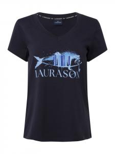 Темно-синяя рубашка LAURASØN