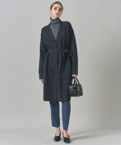 Длинный кардиган из крафтовой шерсти