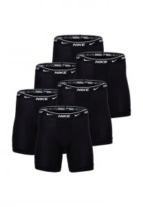 Трусы-Боксеры из эластичного хлопка на каждый день длинные упаковка из 6 шт. Nike, черный