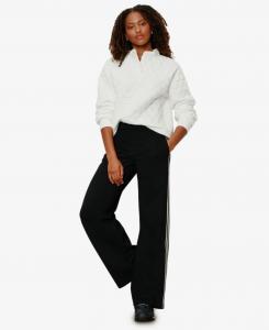 Женская стеганая толстовка с пуговицами и откидной верхней частью Sanctuary, Chalk