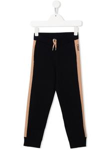 Chloé Kids спортивные брюки с лампасами, синий
