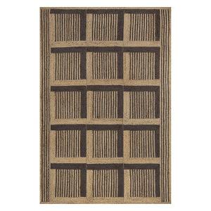 Ковер Aletta с геометрической плиткой из джута Nuloom, 153x244 см