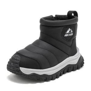 Детские ботинки с высоким берцем, противоскользящие, противоударные, износостойкие, теплые ABC KIDS, коричневый