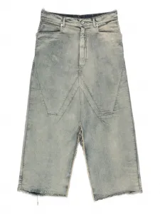 Джинсовая юбка Rick Owens, синий