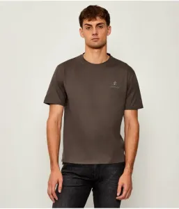 Футболка regular fit Premiata, коричневый