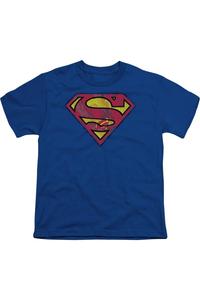 Футболка с коротким рукавом "Щит Супермена" для детей Gildan, синий