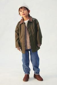 Пальто из вощеного хлопка H&M, зеленый