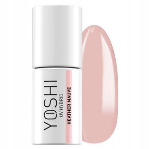Гибридный лак для ногтей YOSHI Heather Mauve грязно-розовый 6 мл - 131