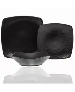 Набор столовых приборов из черного риса (18 предметов) Red Vanilla, black