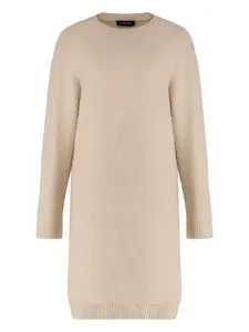 Блестящее мини-платье Fabiana Filippi, нейтральный