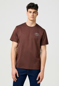 Футболка Wrangler SHORT SLEEVE, Mahogany/Dark Brown