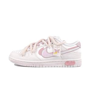 Кроссовки Nike Dunk Skateboard Shoes Women's Low-Top Pink