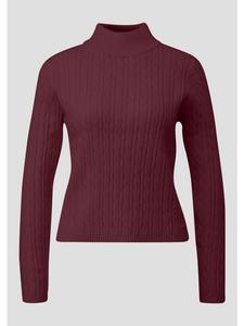 Вязаный свитер цвета 3900_bordeaux QS