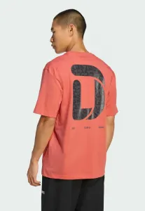 Спортивная футболка с графическим принтом team d Adidas Performance, Semi Lucid Red