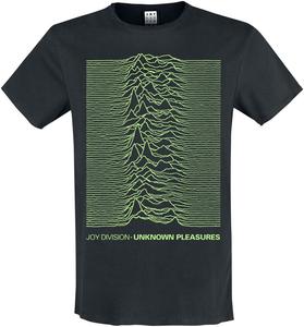 Футболка Joy Division Amplified Collection - Unknown Pleasures Neon Green, черный