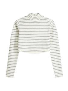 Свитер Bershka, серый/светло-серый