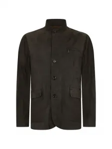 Замшевая куртка на пуговицах Moorer, зеленый