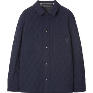 Куртка Reversible Quilted Overshirt Burberry, синий