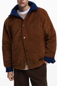 Двусторонняя двусторонняя блузонная куртка