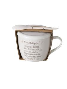 Фарфоровая кружка бежевого цвета Boltze