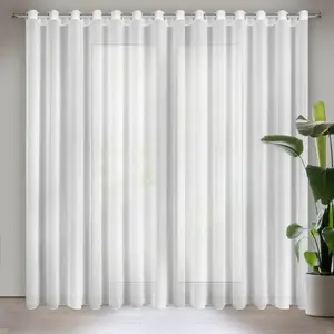 Штора DALIA, белая, 350x250 см, люверсная Eurofirany