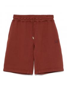 Шорты с вышитым логотипом C.P. Company, коричневый