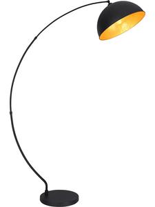 Globo lighting Напольная лампа "Готфрид" в черно-золотом исполнении - (Д)115 x (Ш)45 x (В)182 см