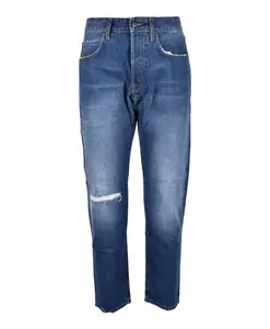 Хлопковые джинсы для мужчин (+) People, синий