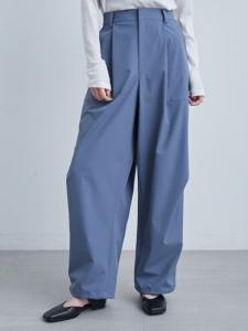 Брюки-бочонки с запахом сзади Miesrohe, цвет Blu[086]