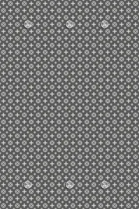 Вешалка Queence "Узор" 80х120х5 см, цвет silberfarben