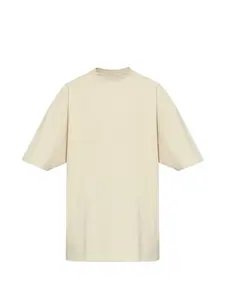 Футболка с отделкой швами Rick Owens, бежевый