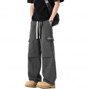 Кargo-брюки Unisex Moderate HUANQIU, серый