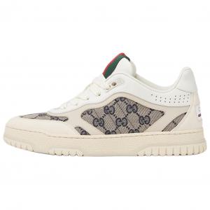 GUCCI Кроссовки для скейтбординга Re-Web Low-Top, женские, бежевые