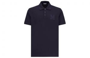 Moncler Monogram Embroidered Polo Shirt