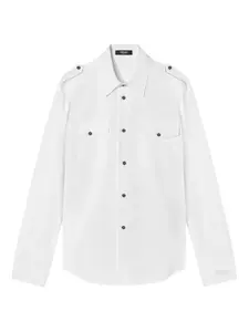 Рубашка с карманом на пуговице Versace, белый
